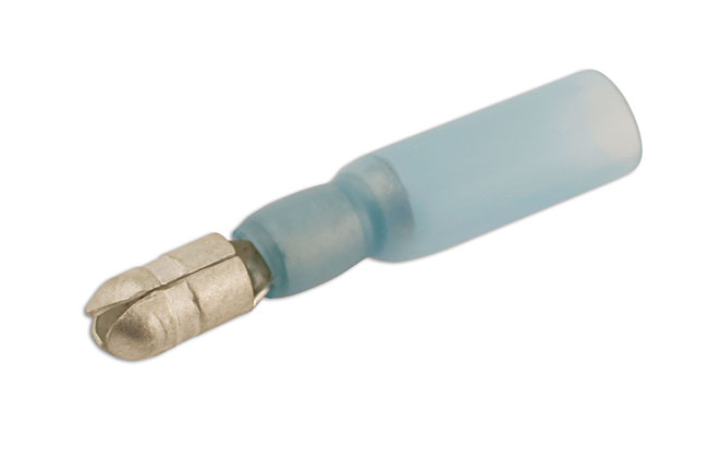Laser Tools 30700 Blue Heat Shrink Male Bullet Terminal 25pc