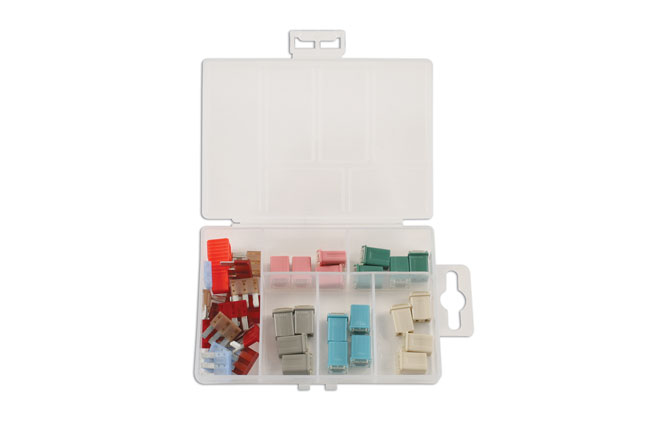 Laser Tools 30728 Emergency Fuse Kit - M-Type & Micro 3 Blade Fuses 41pc