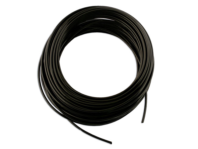 30923 Semi Rigid Black Nylon Tubing 10mm OD 30m