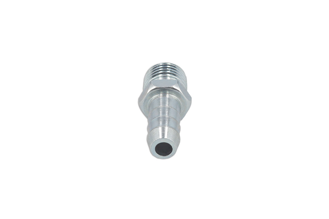 30996 Air Line Screwed Tailpiece 1/4" BSP x 3/8" Hose Tail 5pc