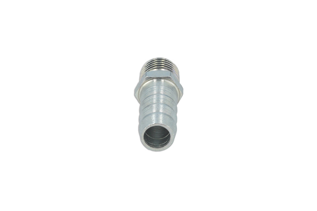 30997 Air Line Screwed Tailpiece 1/4" BSP x 1/2" Hose Tail 5pc