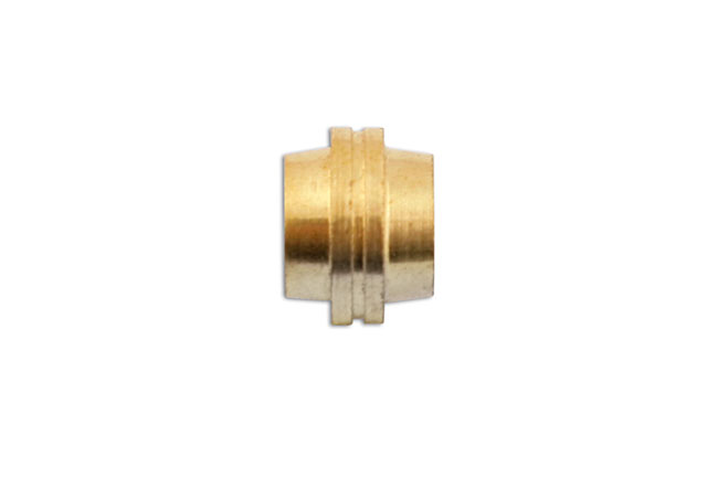 31144 Brass Olive Stepped 10mm 100pc