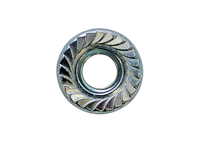 Laser Tools 31368 Serrated Flange Nuts M8 100pc
