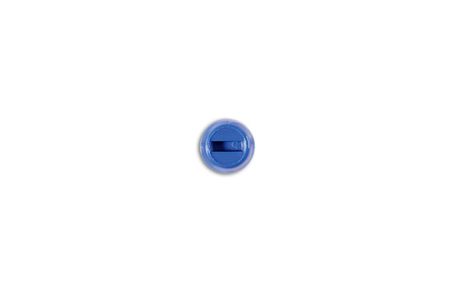 Laser Tools 31533 Nylon 1" Bolt & Nut Number Plate Fixings, Blue 100pc