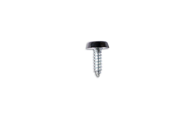 31544 Number Plate Screw 10 x 3/4" Black Polytop 100pc