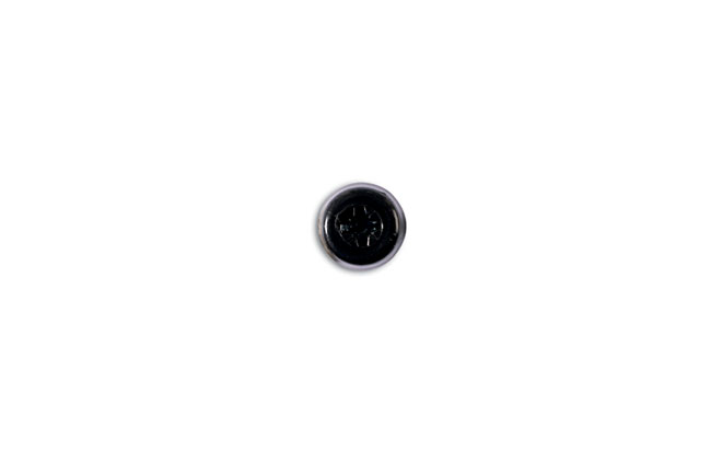 Laser Tools 31544 Number Plate Screw 10 x 3/4" Black Polytop 100pc