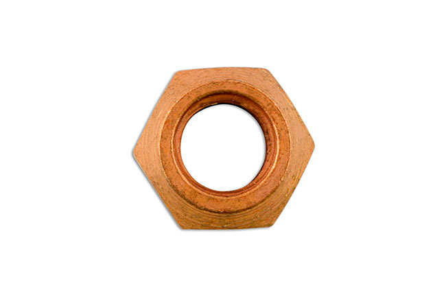 Laser Tools 31564 Copper Flashed Nut M8 x 1.25 x 13mm Hex 50pc
