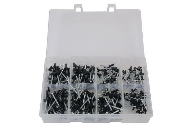 31844 Assorted Popular Black Rivets 200pc