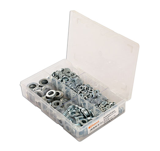 Laser Tools 31862 Assorted Form A Flat Washers Box 800pc