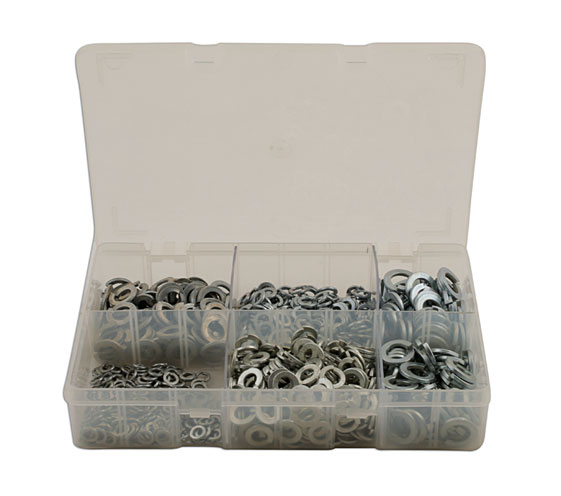 Laser Tools 31867 Assorted Imperial Spring Washers 800pc
