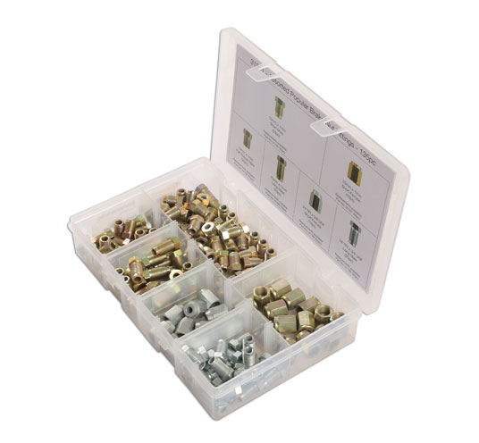 Laser Tools 31881 Assorted Brake Nut Fittings 135pc
