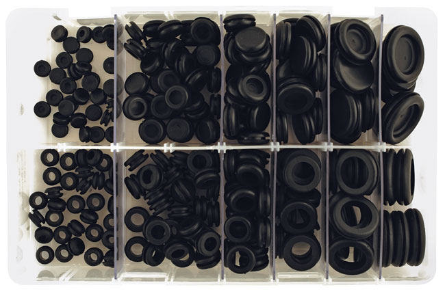 31883 Assorted Wiring & Blanking Grommets Box 240pc