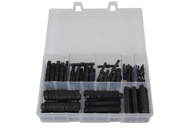 31895 Assorted Straight Plastic Pipe Joiners 70pc