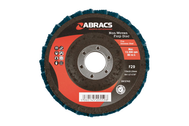 Connect 32077 Abracs Surface Conditioning Discs 115mm Fine 5pc