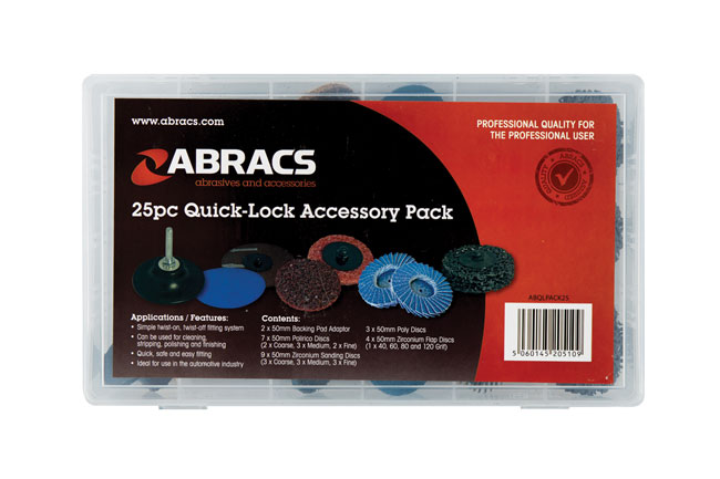 32109 Abracs Quick Lock Accessory Pack 25pc