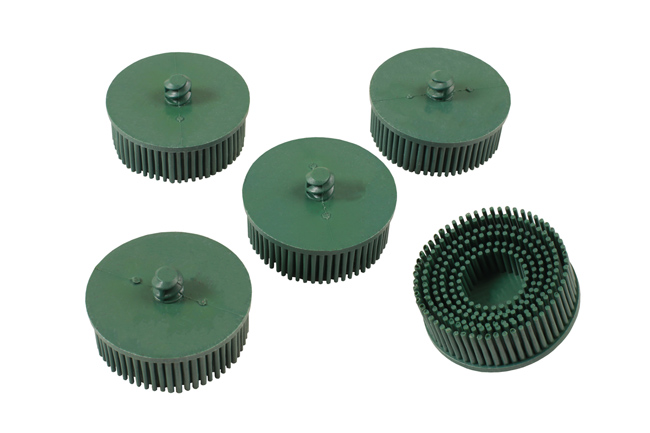 32198 Abracs Quick Lock Bristle Brush 50mm x P50 Green 5pc