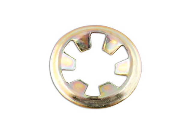 Laser Tools 32722 Flat Push On Clip-Round Type 10.0mm 100pc