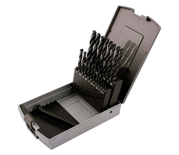 Laser Tools 32993 HSS Drill Bit Set 1mm - 10mm 19pc