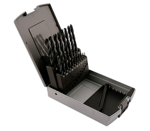 Laser Tools 32993 HSS Drill Bit Set 1mm - 10mm 19pc