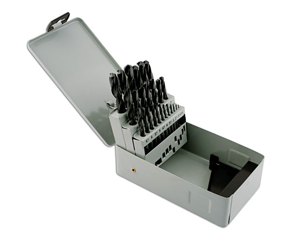 Laser Tools 32994 HSS Drill Bit Set 1mm - 13mm 25pc