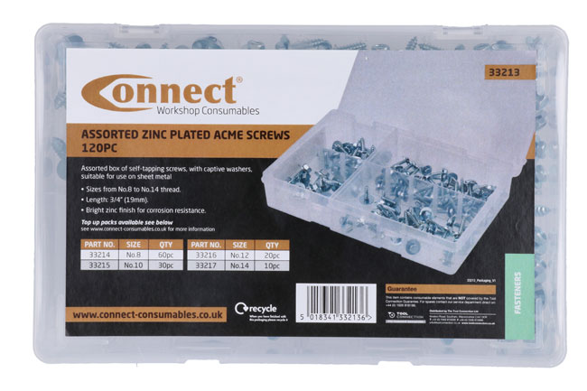 Connect 36683 Vite Rivetto Per Carrozzeria - 10 Pezzi - Sostituisce Isuzu, GM, Honda
