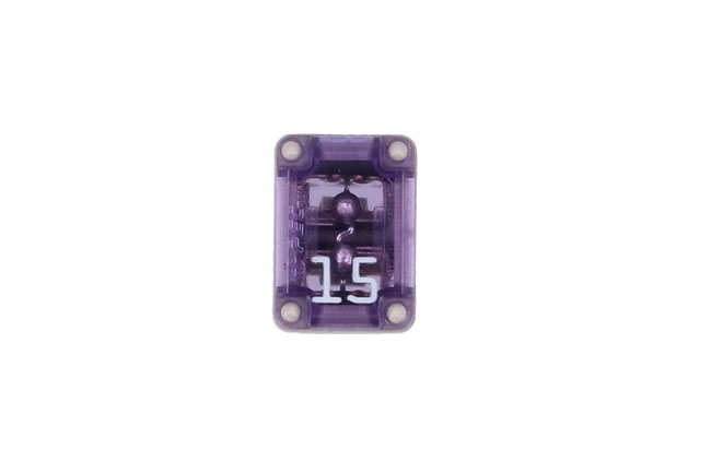34285 Slotted M-Case Fuse 15A 2pc