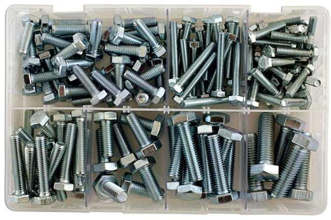 35016 Assorted 8mm Bolts Box 79pc