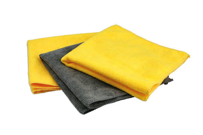 Laser Tools 35354 Microfibre Cloths Set 3pc