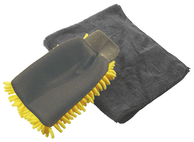 Laser Tools 35355 Microfibre Wash Mitt 2pc