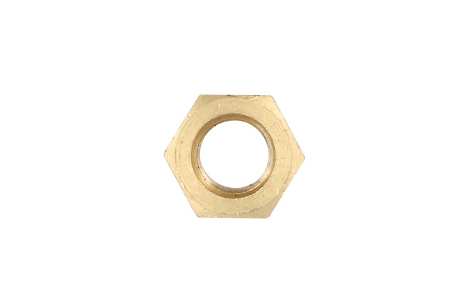 35414 Brass Nut M8 x 1.25 x 13mm Hex 10pc