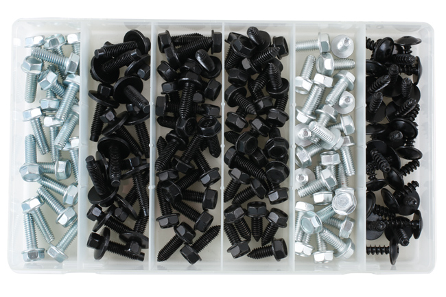 35994 Assorted Metal Screw Trim Fasteners 135pc