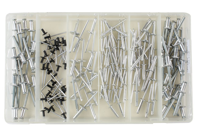 35996 Assorted Metal Trim Rivets 150pc