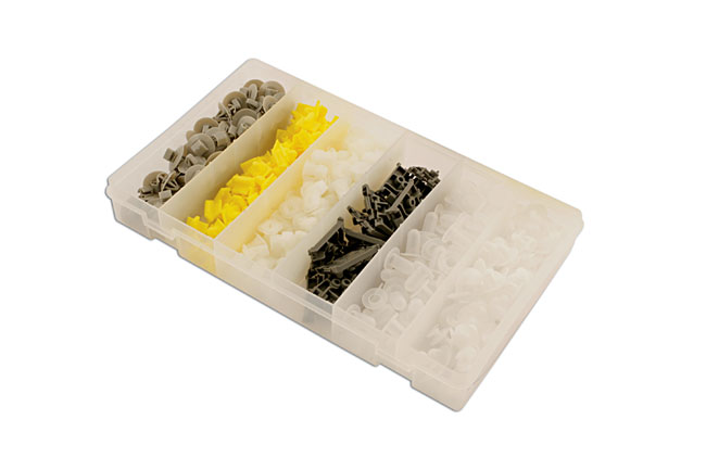Laser Tools 36033 Renault Assorted Trim Clips 300pc