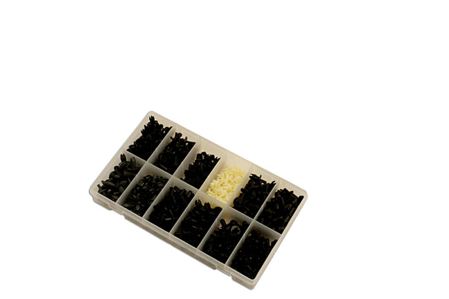 Laser Tools 36041 Assorted Drive Rivets (Push-Pins) 350pc
