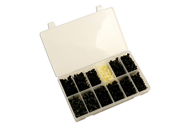 Laser Tools 36041 Assorted Drive Rivets (Push-Pins) 350pc
