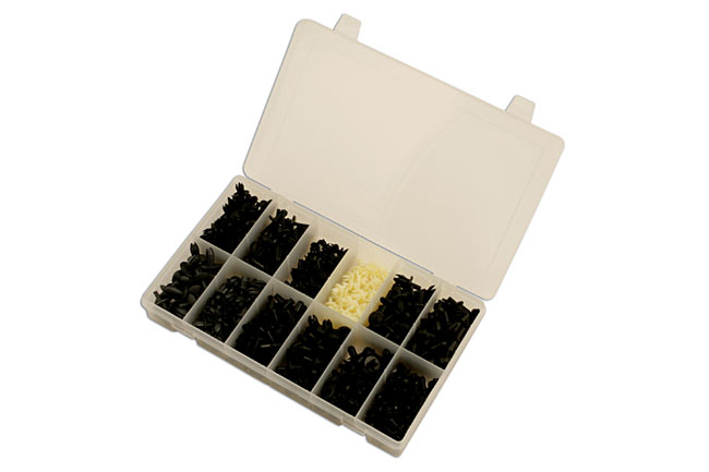 Laser Tools 36041 Assorted Drive Rivets (Push-Pins) 350pc