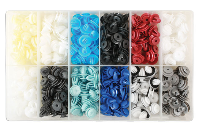 36047 Assorted Panel Clips, Asian Market 335pc