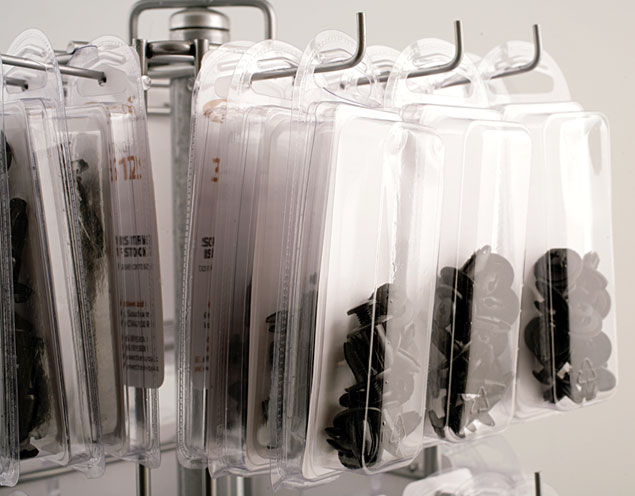Laser Tools 36500 Trim Clip Rack c/w Clam Packs 108pc