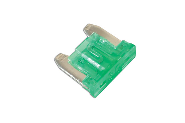 Laser Tools 36850 Low Profile Mini Blade Fuse 30A 5pc