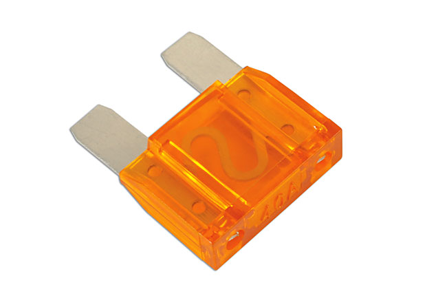 Laser Tools 36853 Maxi Blade Fuse 40A Amber 2pc