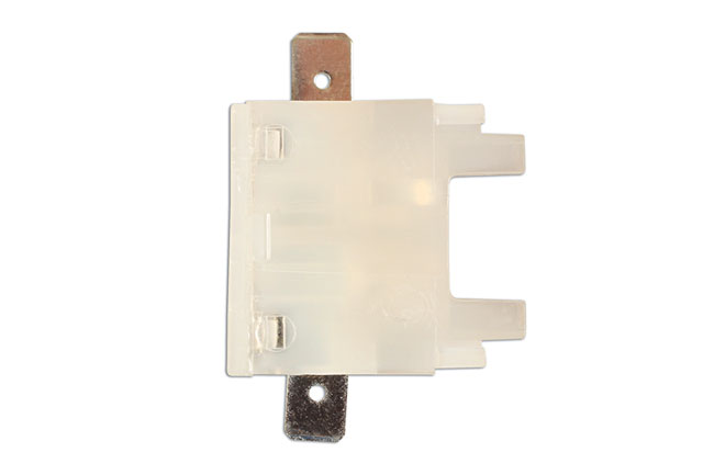 36858 Standard Blade Fuse Holder (white) with tabs 1pc