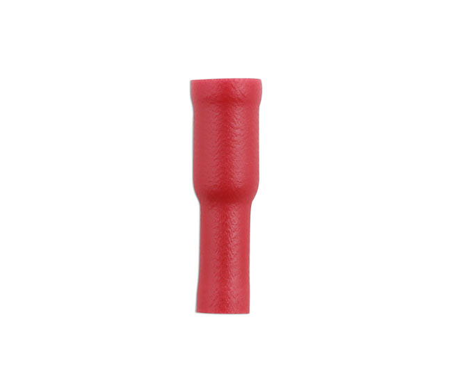 36870 Red Female Bullet Terminal 4mm 10pc