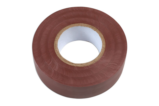 30376 Brown PVC Insulation Tape 19mm x 20m 10pc