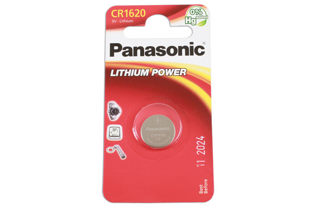 36906 Panasonic Coin Cell Battery CR1620 1pc