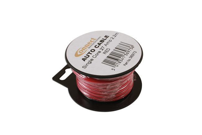 36973 Mini Reel Automotive Cable 27A Red 2.2m