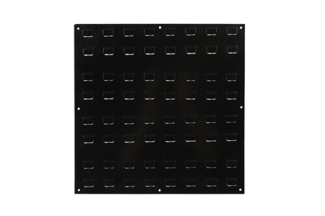 36990 Metal Wall Mountable Louvred Panel - for Storage Bins