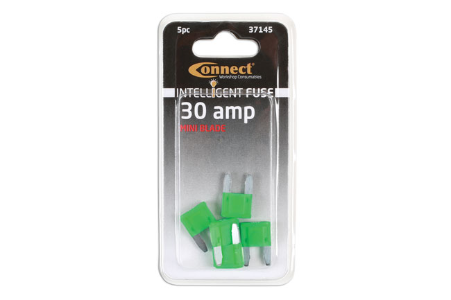 Connect Workshop Consumables 37143 - 5 Fusibili LED Mini 20A - Indicatore Luminoso Per Fusibile Bruciato