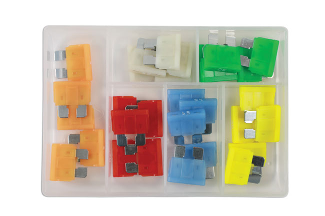 37156 Assorted LED Standard Blade Fuses 30pc