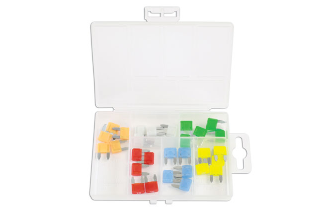 Laser Tools 37157 Assorted LED Mini Blade Fuses 30pc