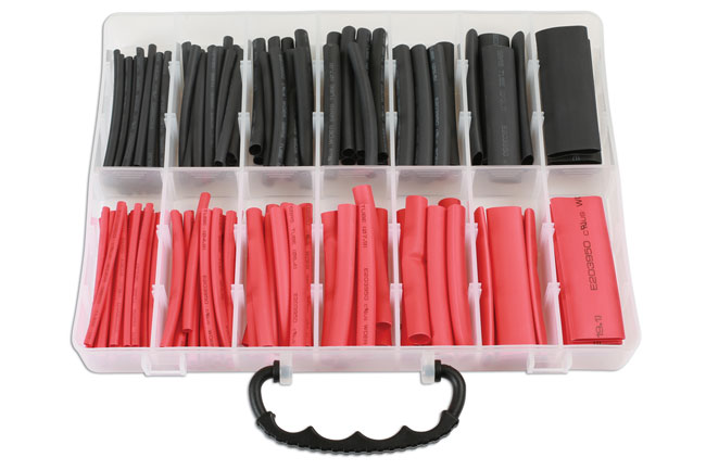 Laser Tools 37197 Assorted Dual Wall Heat Shrink Sleeving 144pc